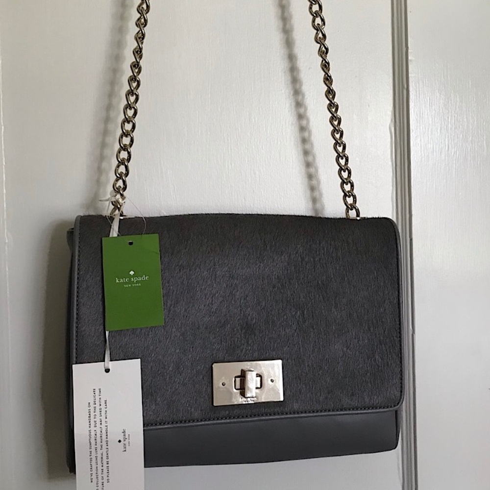 KATE SPADE chain shoulder leather bag purse